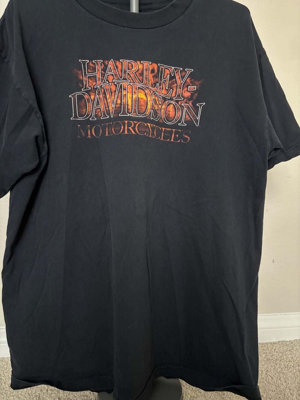 Harley-Davidson Ocean County Lakewood NJ T-Shirt Black Flame